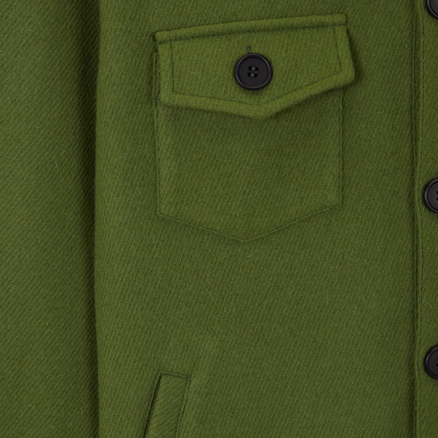 CASAC BRUSHED WOOL OVERSHIRT