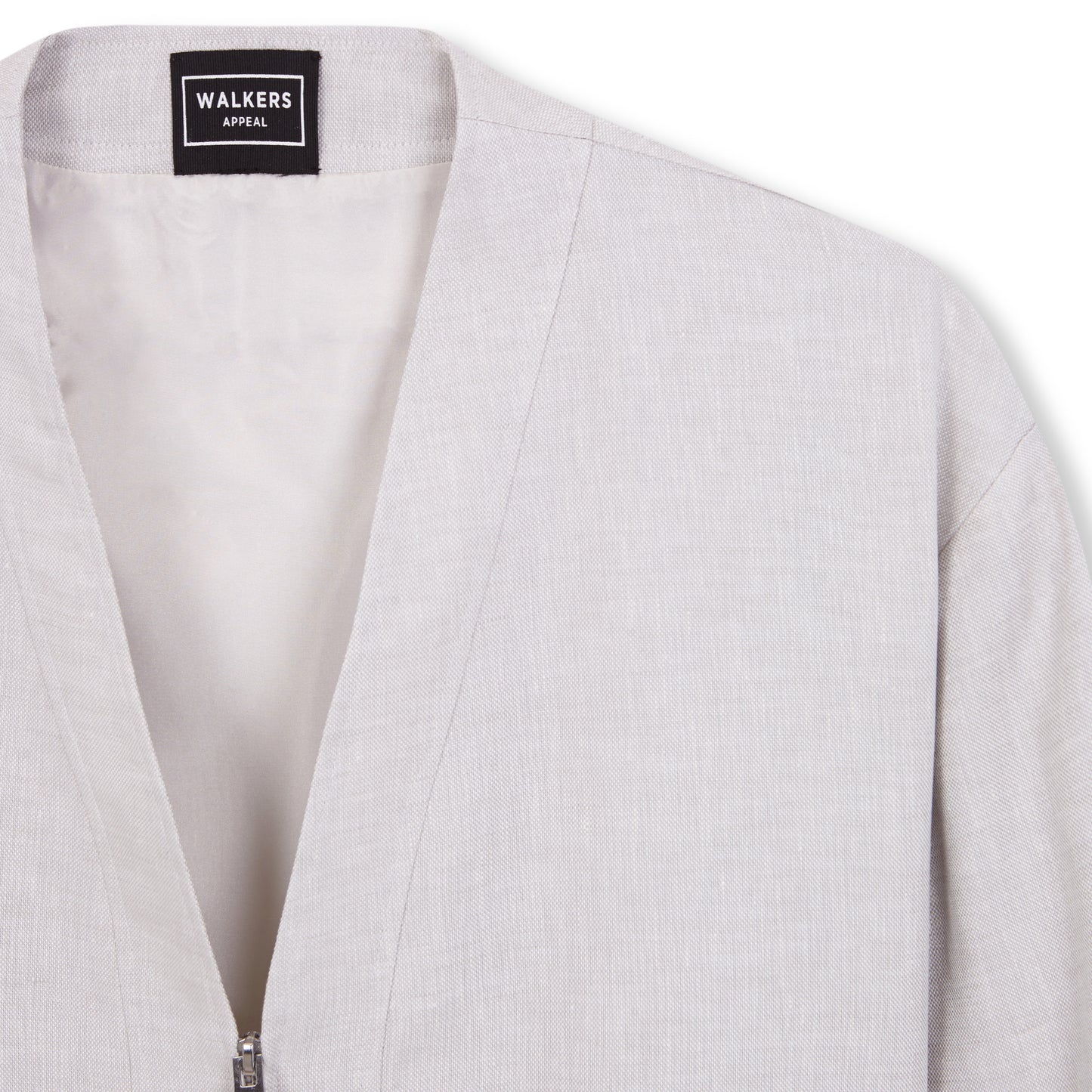 MARTINIQUE ZIP LINEN BOMBER JACKET