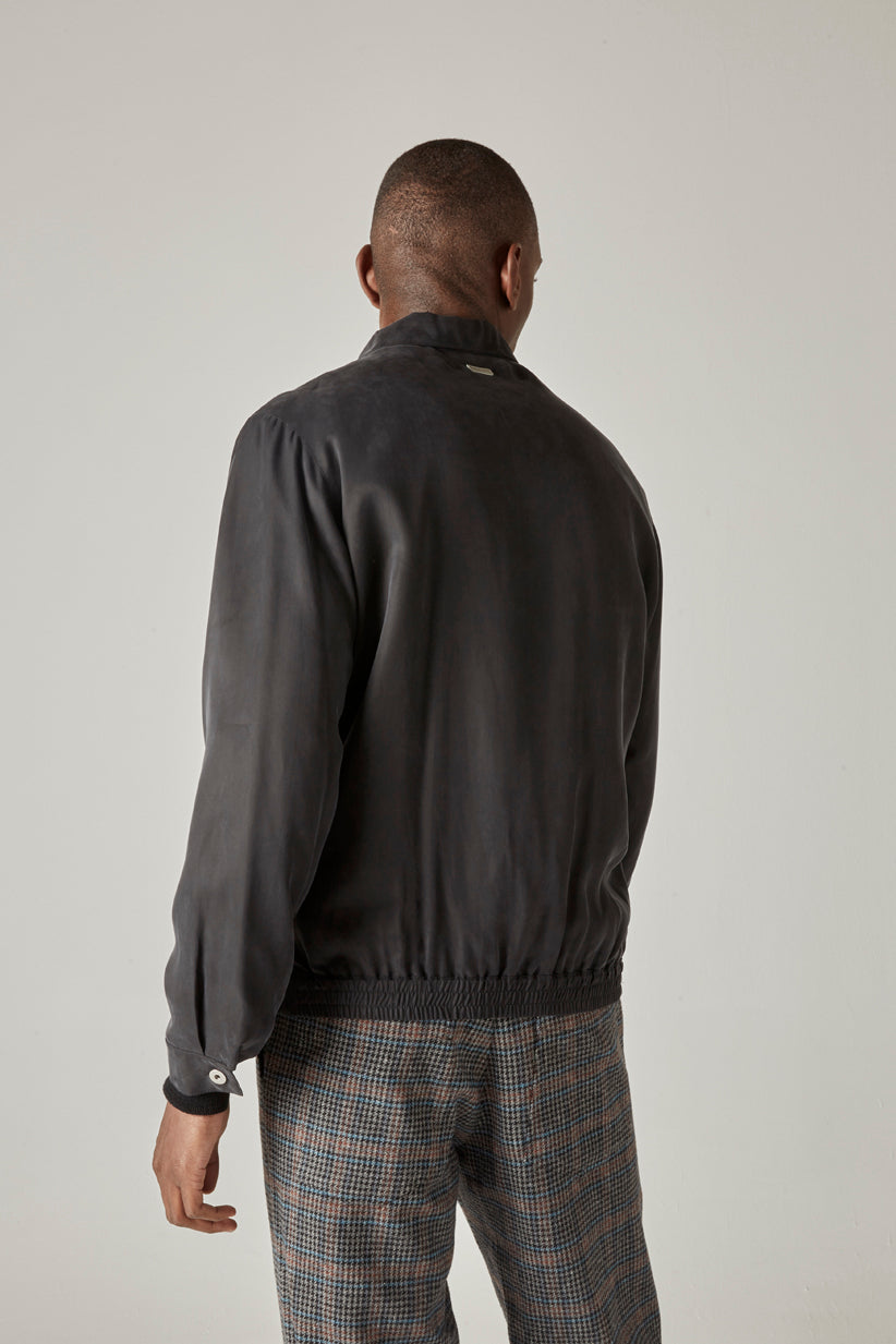 GATSBY CUPRO BLUE JACKET