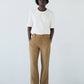 ALAIN CORDUROY BROWN COTTON PANTS