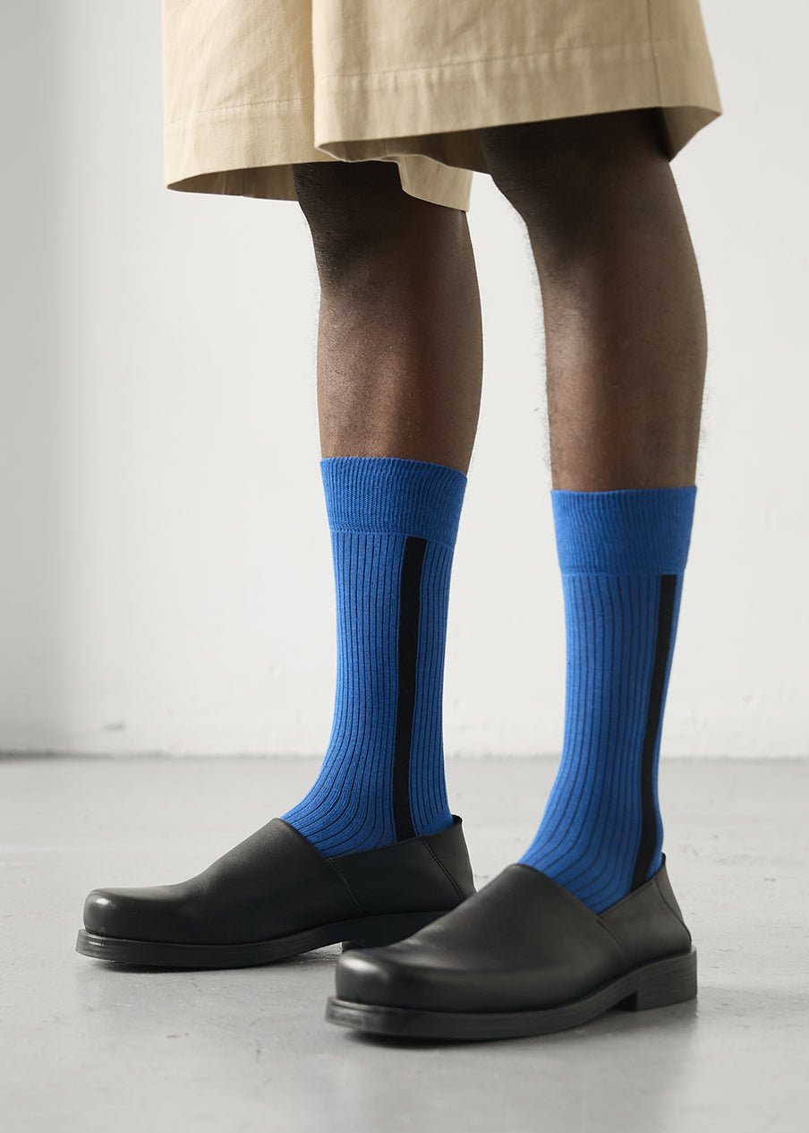 BLUE COTTON SOCKS
