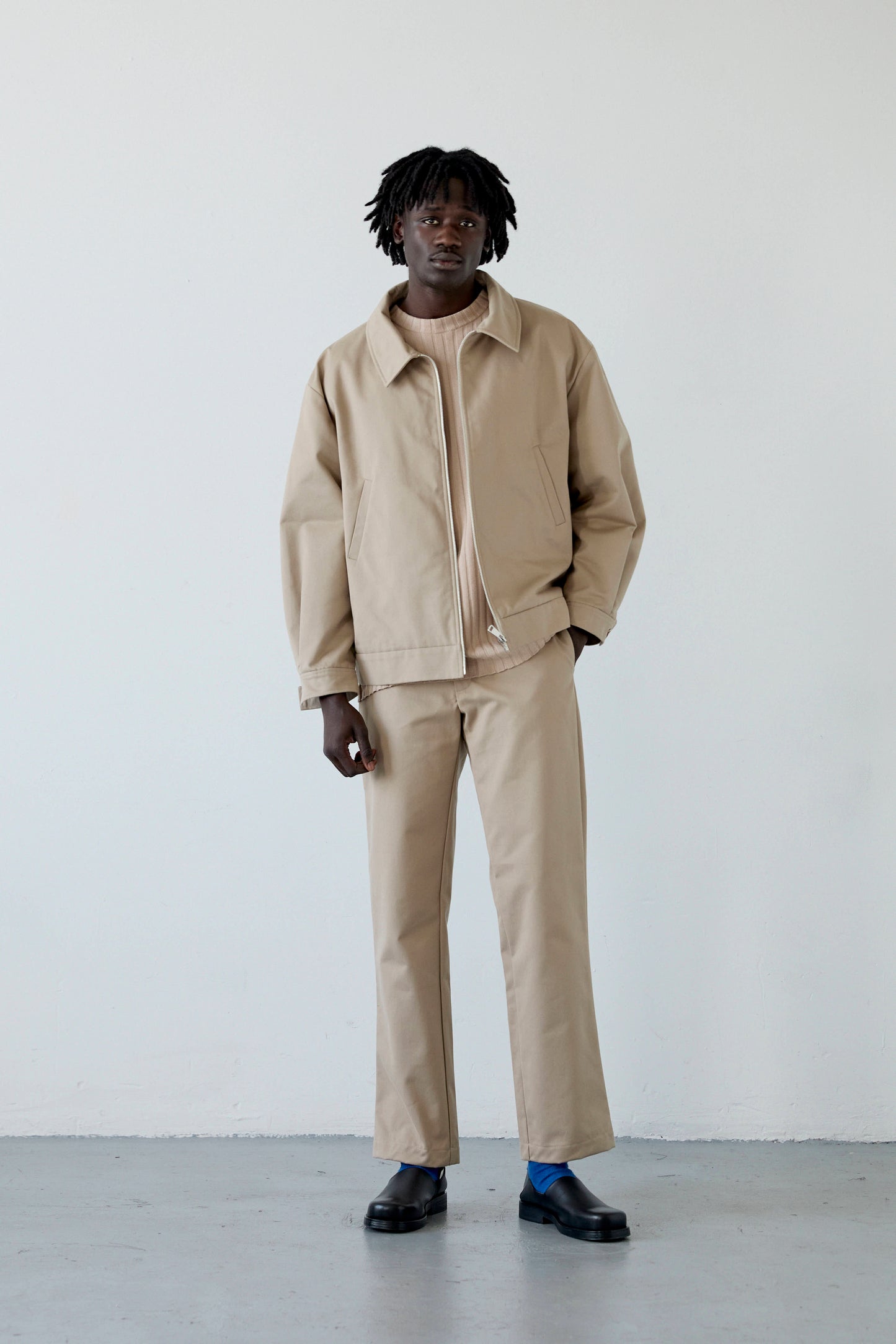 BRUCK SAND BEIGE COTTON JACKET