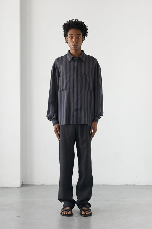 CHER BLACK COTTON SHIRT