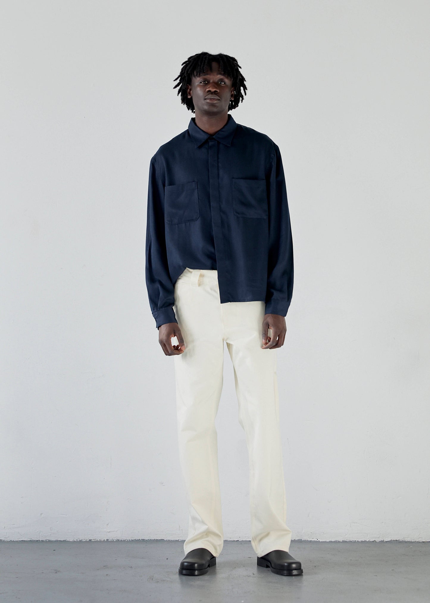 SUPERN BLUE TENCELL SHIRT