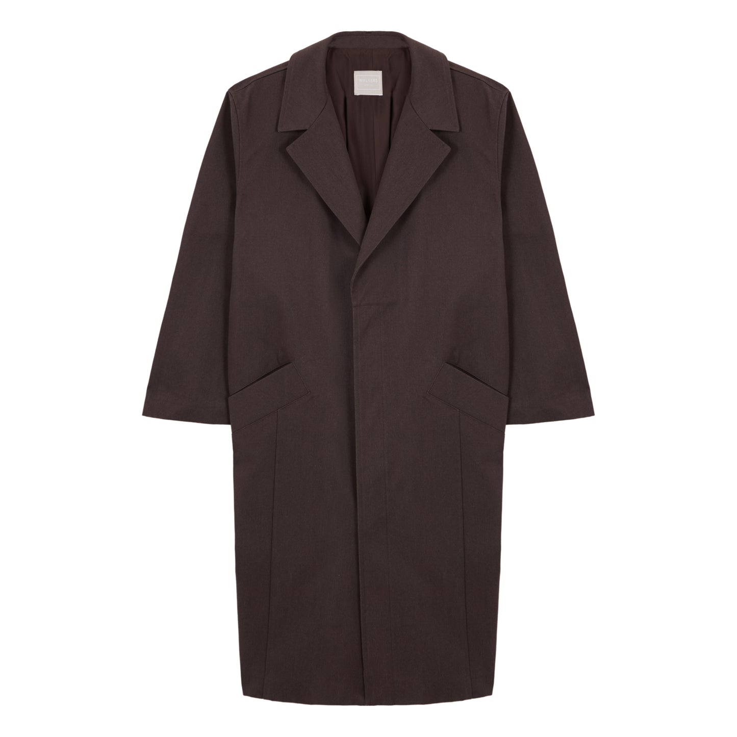 BRUCK STONE BROWN COTTON COAT