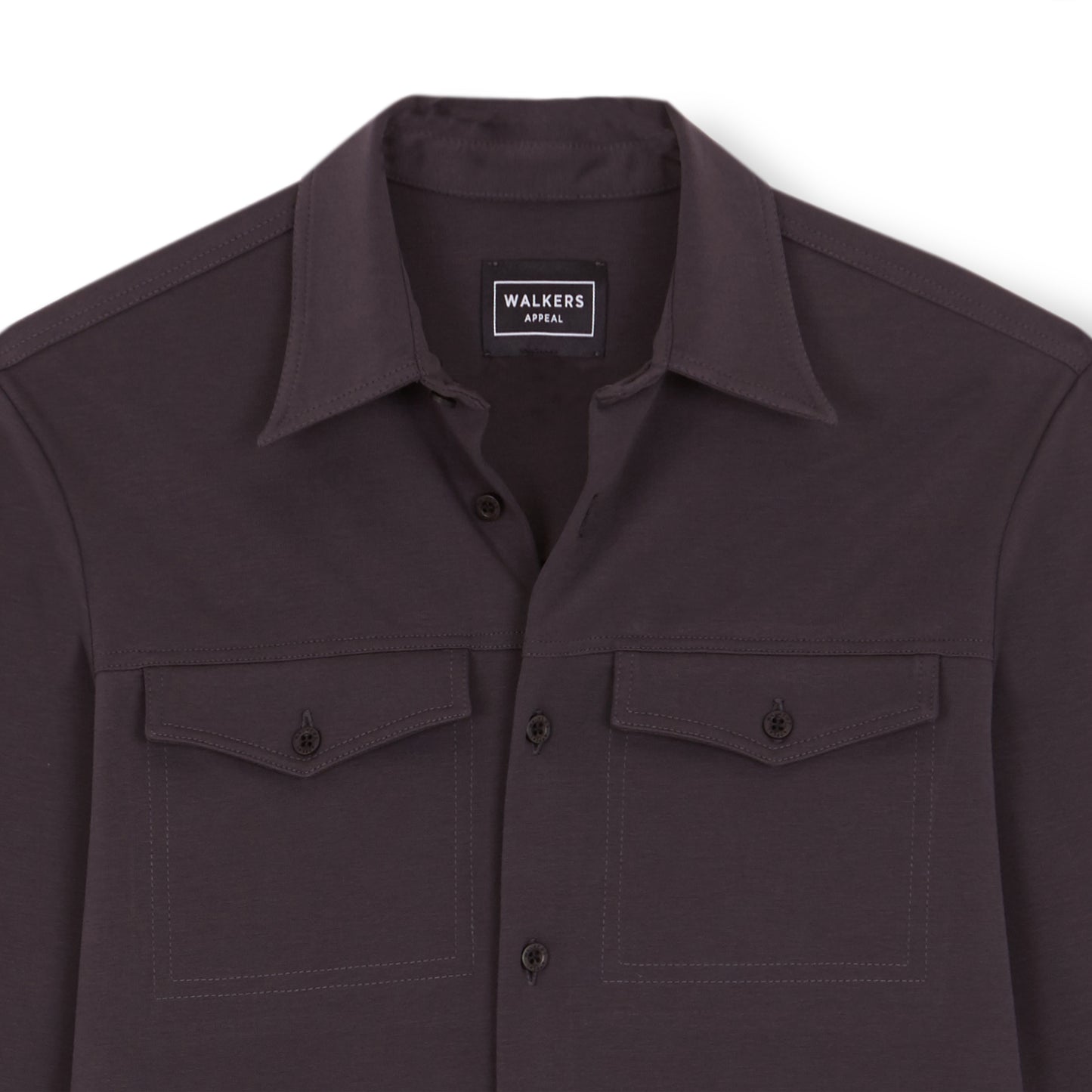 MURANO GREY COTTON OVERSHIRT