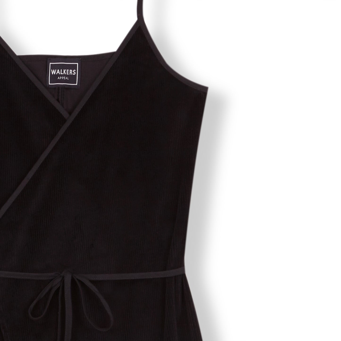 AREN COTTON BLACK CROSS DRESS