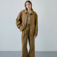 YEN BROWN COTTON VISCOSE BOMBER