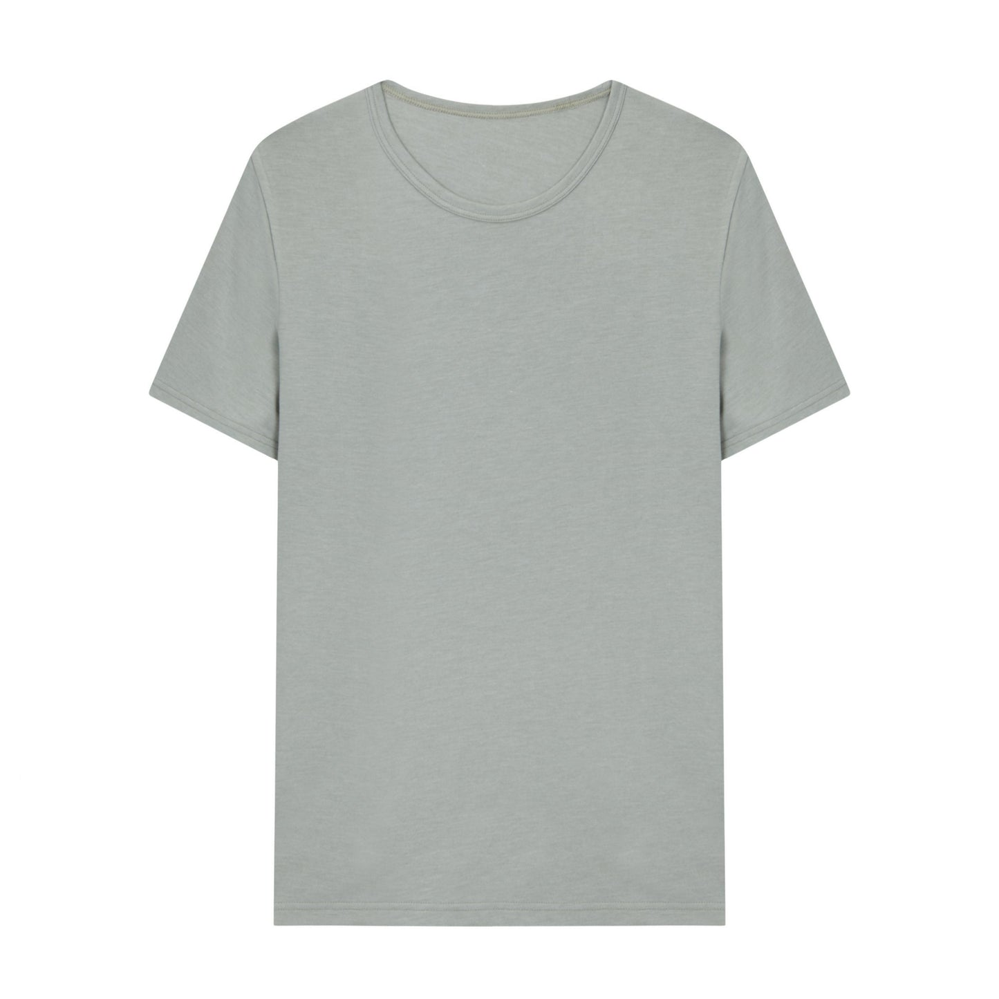SIGNATURE GREEN COTTON T-SHIRT