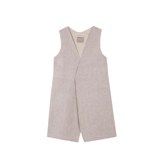 Walkers Appeal Tierra Vest Linen Viscose Dress Woman