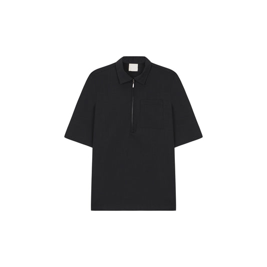 GROTTA POLYESTER WOOL POLO