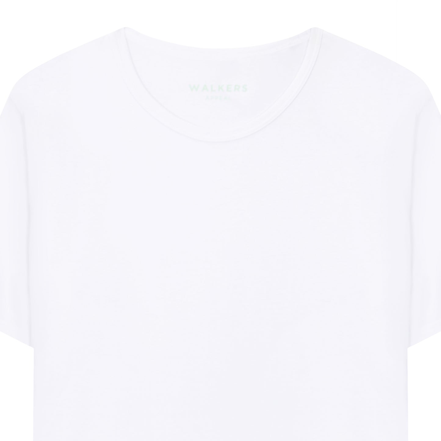 SIGNATURE WHITE COTTON T-SHIRT