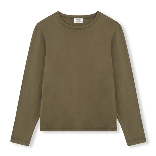 BARNES GREEN COTTON LONG SLEEVE